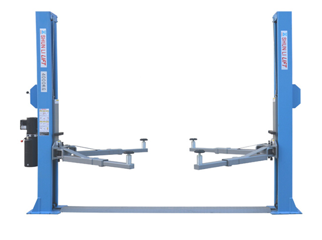 SHL-2-240W Two Post Lift (Solid Plate Version)